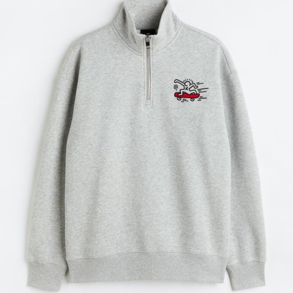 Keith haring half zip jacket size (xs, l , xl ,XXL). - Picture 1 of 3